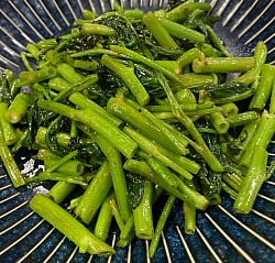 空芯菜炒め