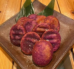 紅芋の天ぷら