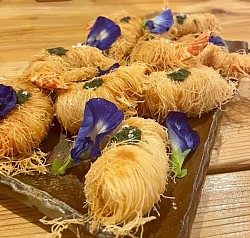 海老のカダイフ包み