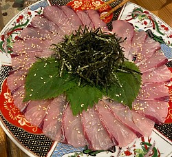 はまちの刺身